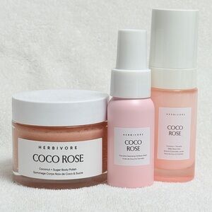 Herbivore Botanicals Coco Rose Ritual Body Set - BRAND NEW IN BOX